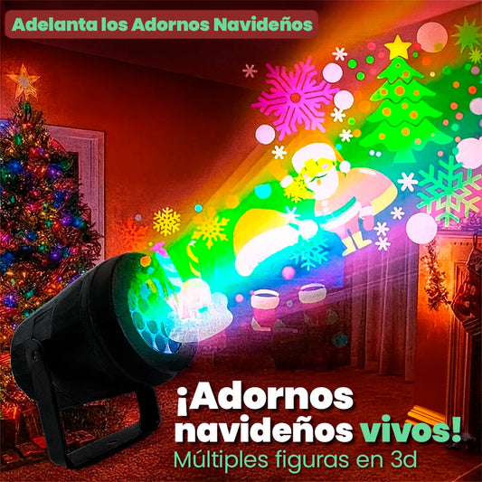 FestiLuz - Proyector Navideño con Efectos de Luz