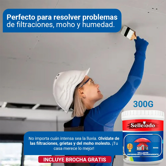 SelleTodo 300 g | Sellador Antigoteras de Larga Duración, hasta 5 Años