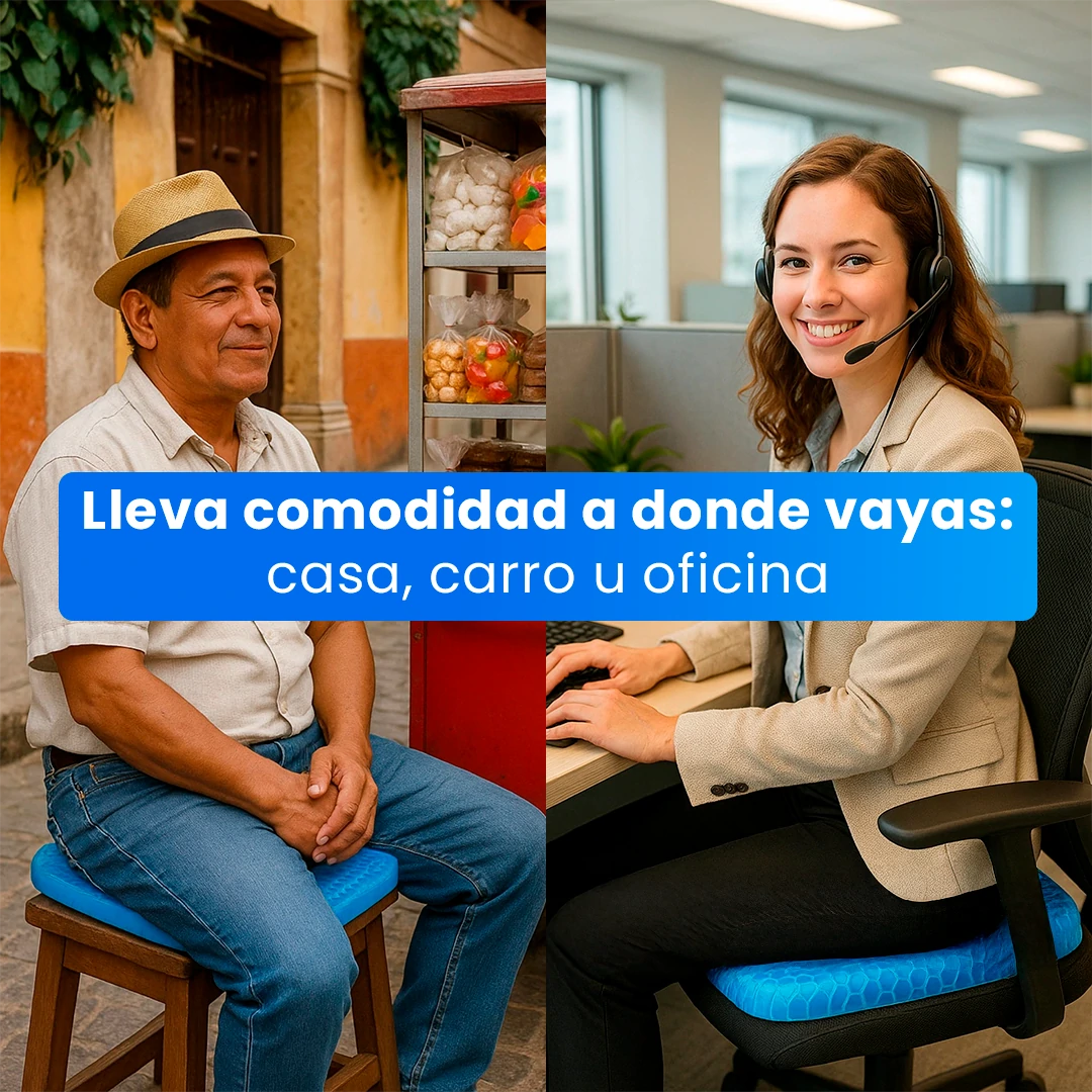 Cojín Ortopédico de Gel SitWell | Mejora la Postura